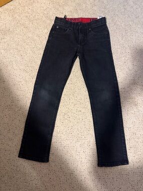 Levi's Men’s Black Slim Straight Jeans